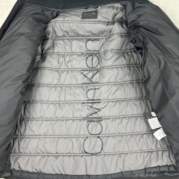 Calvin Klein Men’s Size Large Quilt Lined Full Zip Coat Winter Jacket - Picture 5 of 15